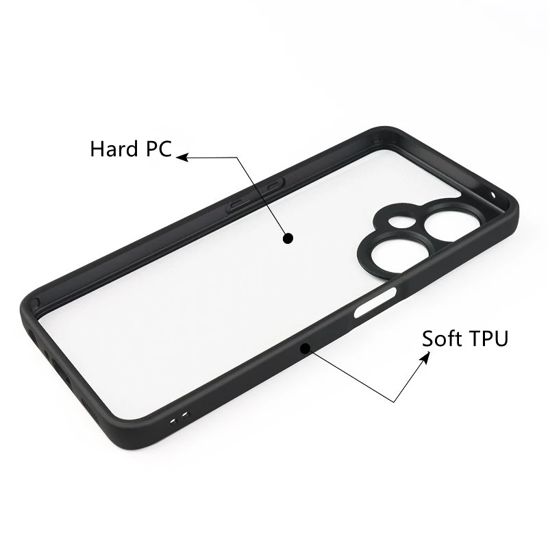 Para Oneplus Nord CE 3 Lite 5G Funda para Oneplus Nord CE 3 Lite Funda dura transparente TPU carcasa a prueba de golpes parachoques trasero - imagen 4