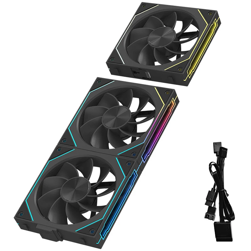 3 Fans Black Reverse