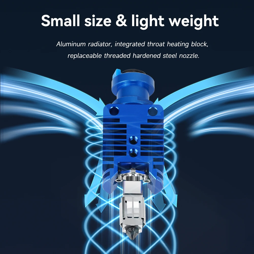 Hotend Upgrade TZ E3 V6 2,0 Hotend almohadilla calefactora de cerámica para Ender 3 Ender 3 V2 Ender 3 Pro FDM Vorn 2,4 impresión de alta velocidad - imagen 2