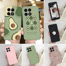Funda Silicona Mate Honor X8A / X7A – Diseño Corazón Antigolpes
