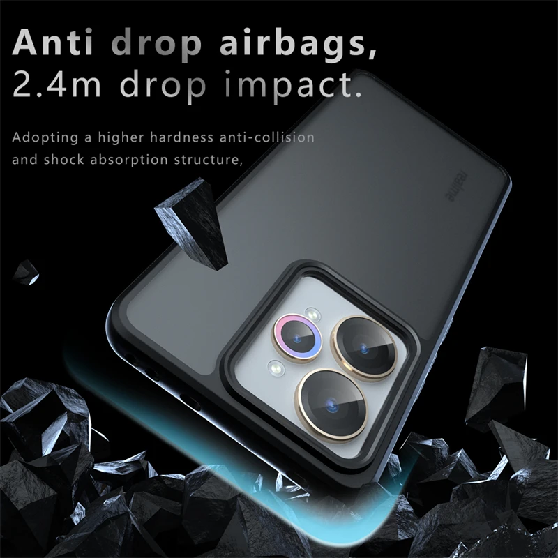 Funda de sensación esmerilada para Realme 15 Pro, funda protectora de silicona mate de TPU para PC, funda Realme 15 Pro - imagen 4