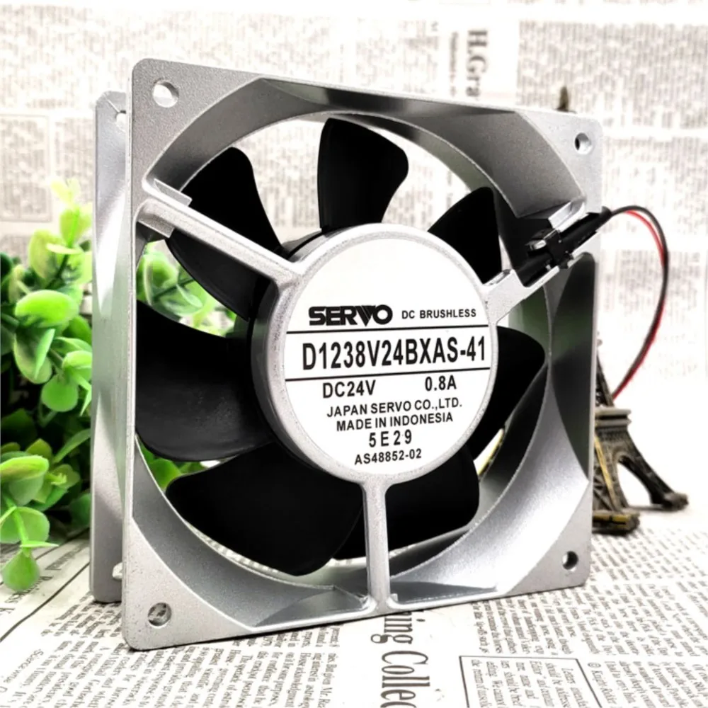 Ventilador axial de 120 mm x 38 mm para servo D1238V24BXAS-41 Ventilador de enfriamiento axial de 120 mm y 24 V - imagen 3