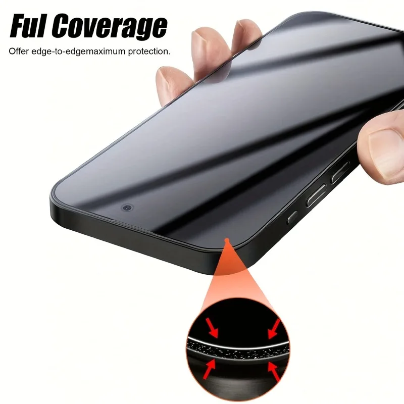 2 uds HD vidrio templado transparente con 2 uds película de lente de cámara para iphone 17 16 15 14 Pro Max 13 12 11 Pro Mini 16e Air 16 15Plus vidrio - imagen 2