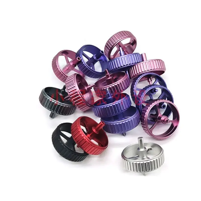 Rodillo de ratón para Attack Shark X11, rueda de Metal, reemplazo de textura Horizontal oblicua, Material de aleación de aluminio, accesorios para juegos - imagen 2