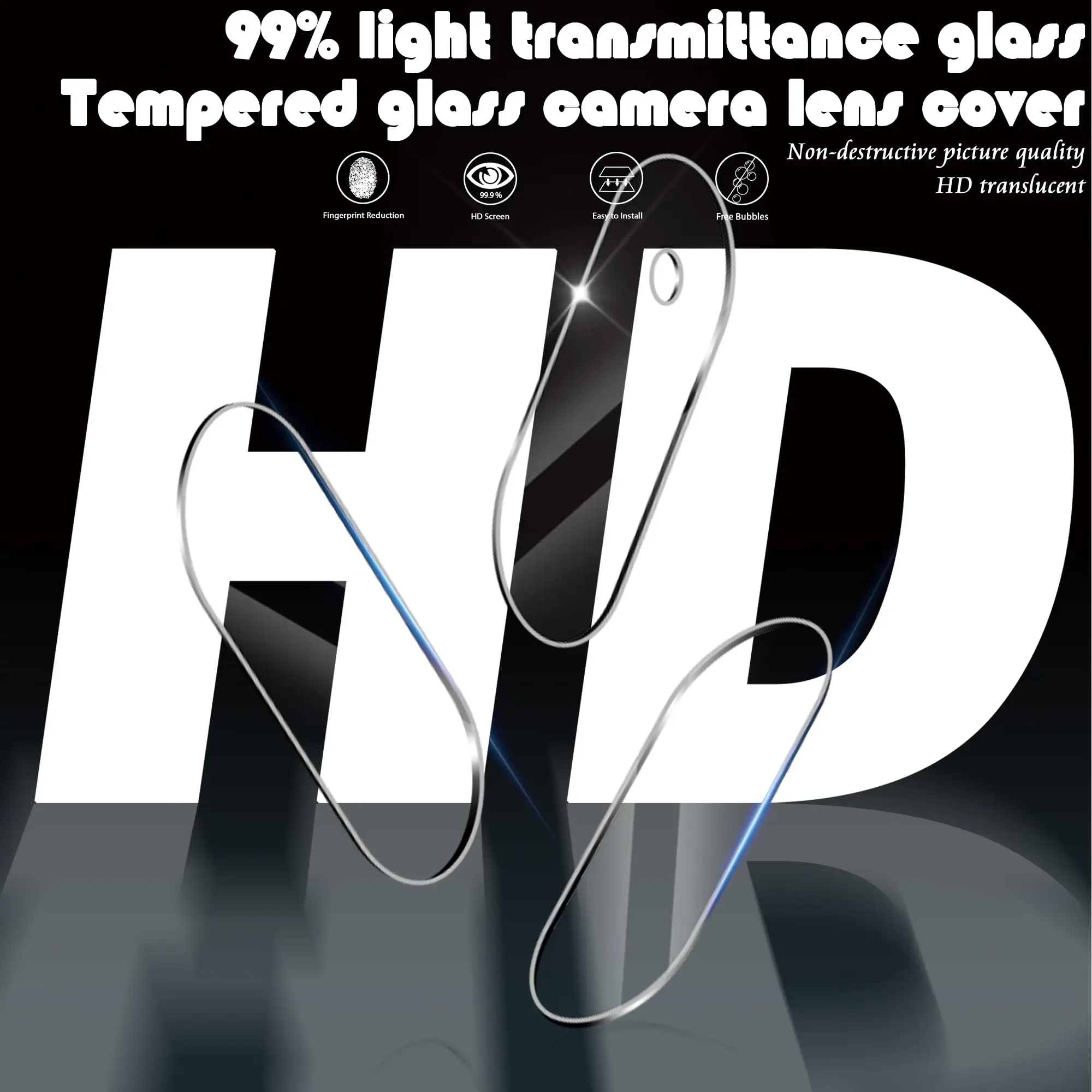 Vidrio templado para Meta Quest 3 VR, Protector de lente de cámara, gafas VR, película antiarañazos para accesorios Meta Quest 3 - imagen 3