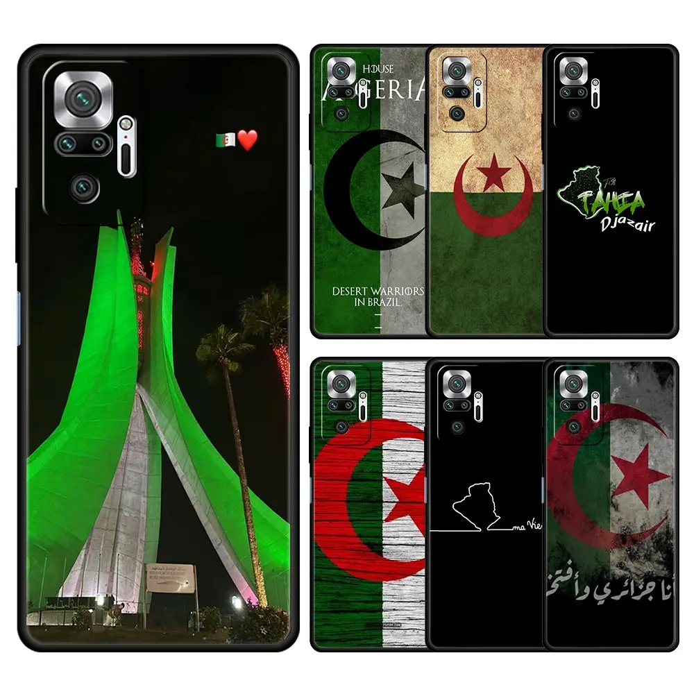 Funda de teléfono para Xiaomi Redmi Note 14 13 12 Pro Plus 5G 9S 9 10 11 4G 14C 13C 12C 10C 9C 9A Argelia pasaporte funda suave