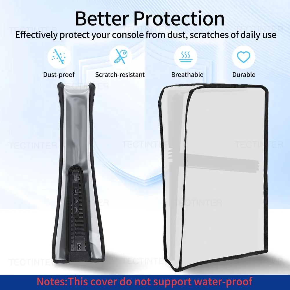 Funda protectora transparente antipolvo para consola de juegos PS5 Pro, cubierta antiarañazos a prueba de polvo para accesorios PlayStation 5 Pro - imagen 5
