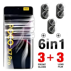 Película hidrogel cámara Xiaomi Poco F7 Pro – Protector suave