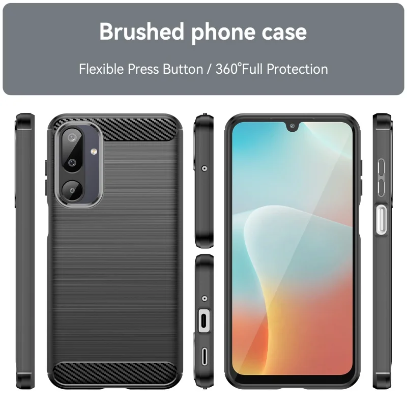 Para Samsung Galaxy Wide 8 funda Samsung Wide 8 Capas nuevo parachoques trasero a prueba de golpes TPU suave fibra de carbono Fundas Samsung Wide 8 - imagen 3