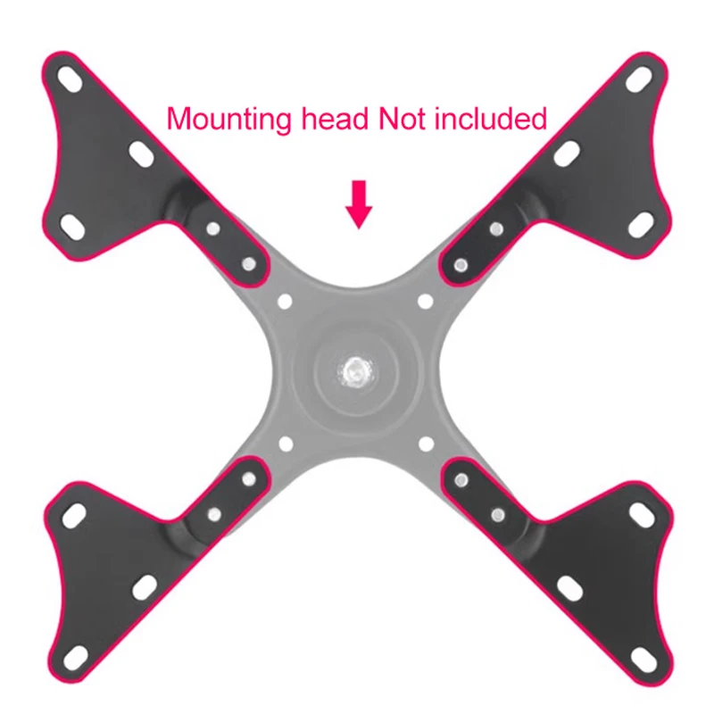 Adaptador VESA 200x200mm para piezas de accesorios de extensión de soporte de montaje de monitor - imagen 2