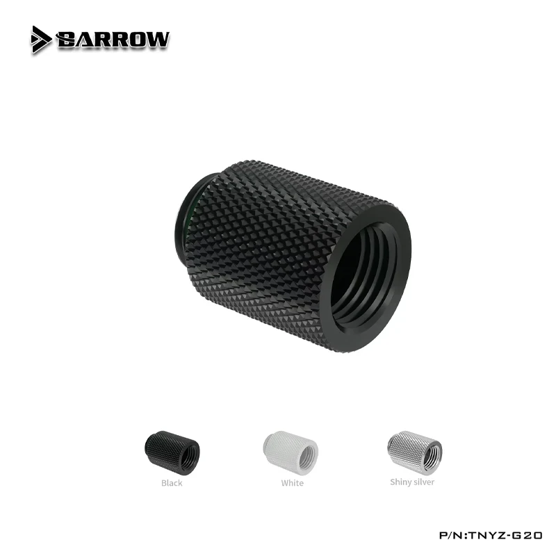 Accesorio extensor de refrigeración por agua para PC Barrow, pieza de conexión de tubo duro G1/4 ''M-F, extensión de 7,5mm, 10mm, 15mm, 20mm, 30mm, 40mm opcional - imagen 5