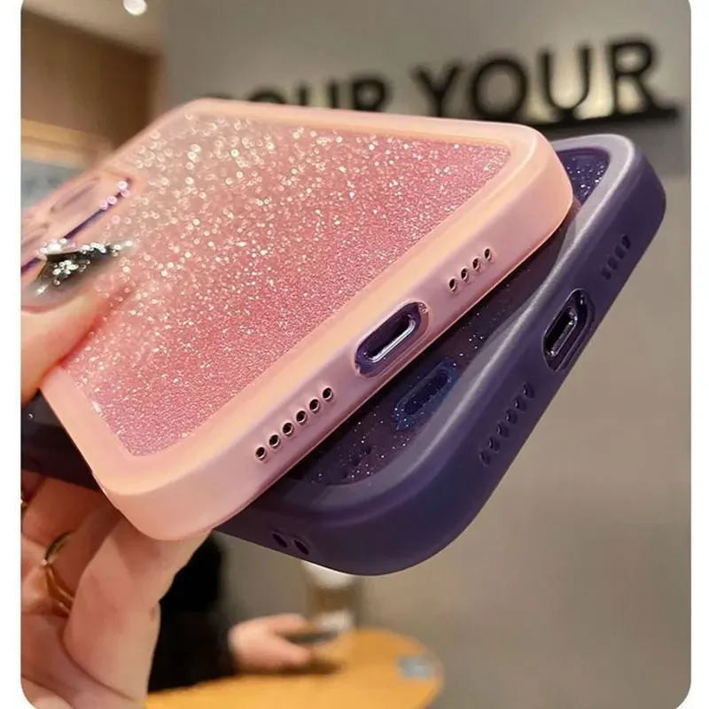 Funda MOTO G75, funda de teléfono con protección de lente brillante de lujo para Motorola G75 G15 G05 G53 G84 G35 G85 Edge 60 Fusion, funda de silicona - imagen 5