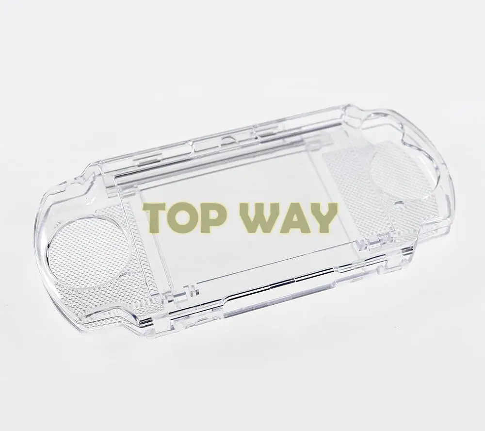 Funda protectora dura de cristal para PSP 2000 PSP3000, carcasa de color transparente, accesorios de reparación, 2 uds. - imagen 4