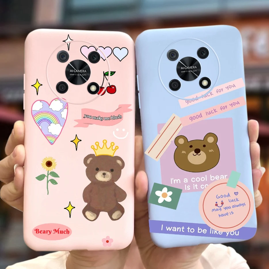 Funda de silicona blanda con dibujos animados para Huawei Nova Y90, carcasa trasera de CTR-LX2 para chicas bonitas, Y90 NovaY90 - imagen 2