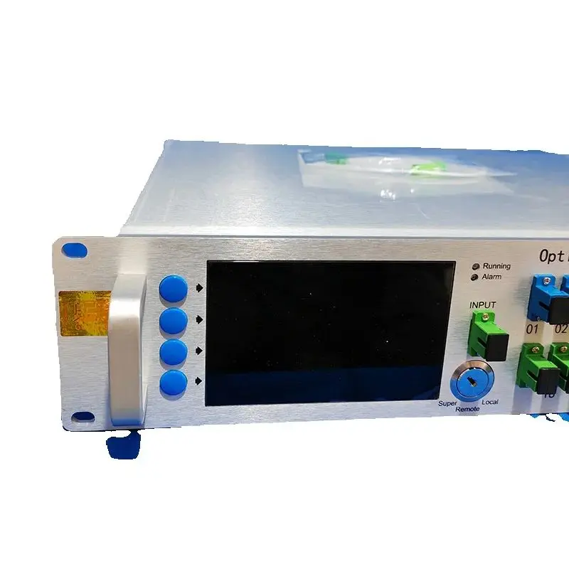 Amplificador óptico EDFA WDM de alta potencia, 1550nm, 16 puertos, 21 ~ 23 dBm, gestión Web de teclas de pantalla grande para venta al por mayor de fábrica - imagen 4