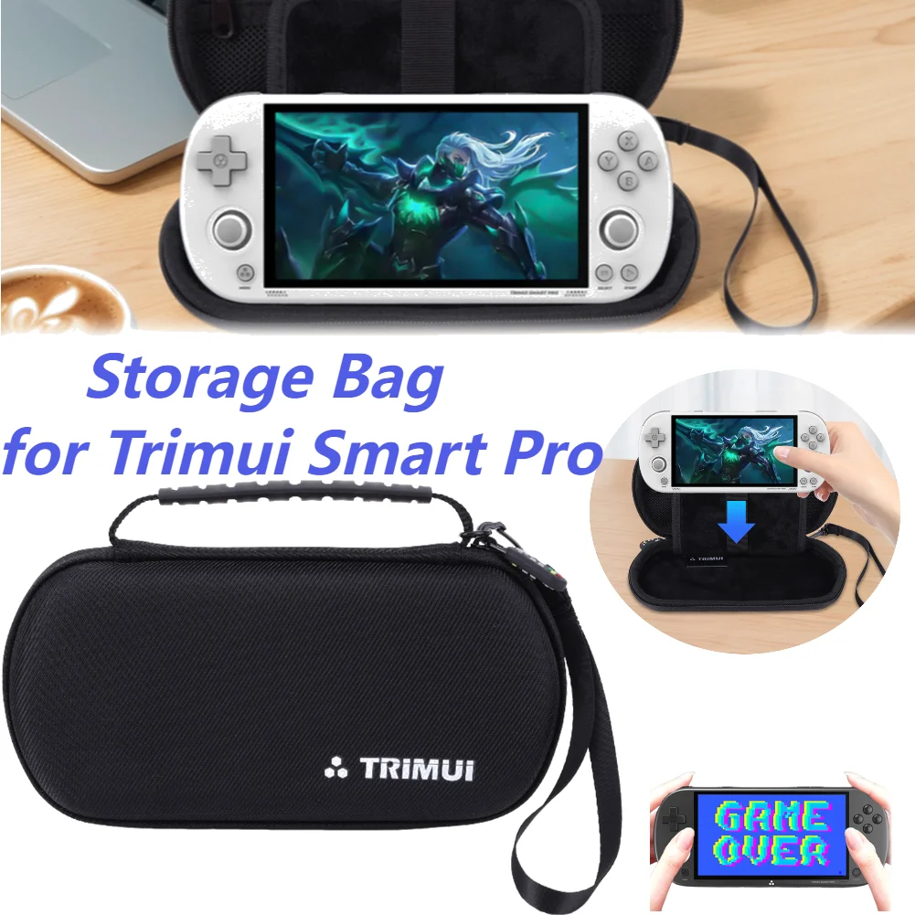 Funda protectora impermeable Retro para consola de juegos portátil, Estuche De Viaje antiarañazos para consola de juegos portátil Trimui Smart Pro