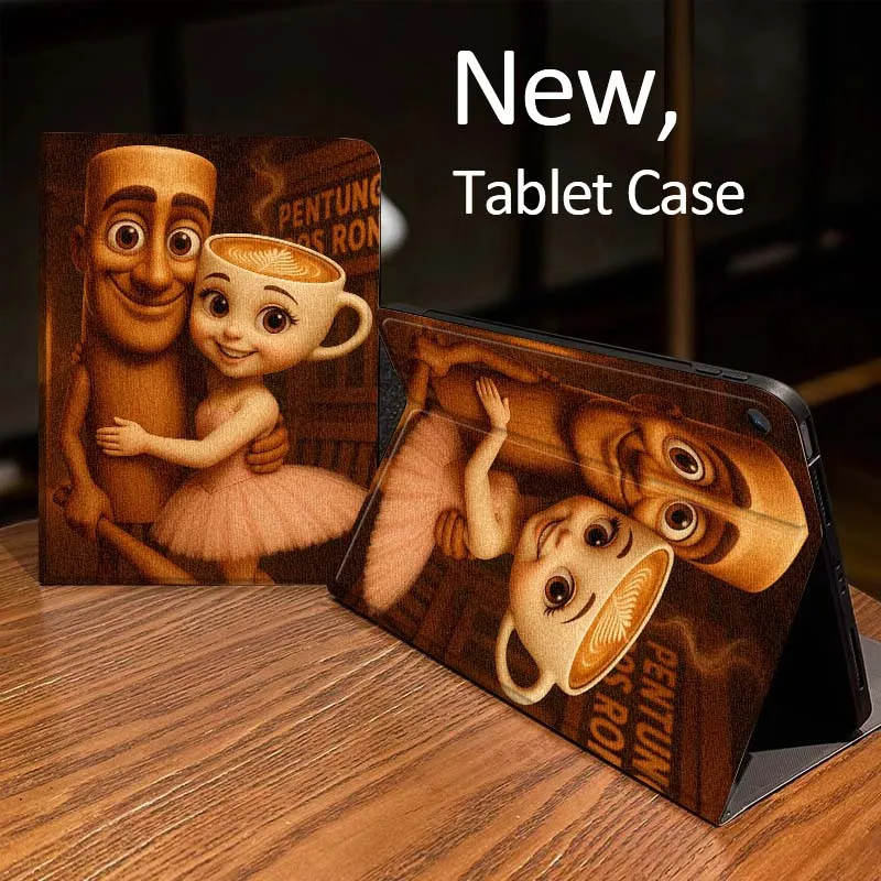 TungTungTungSahur Cappuccina para Samsung Galaxy Tab A A7 A8 A9 A11 S6 S11 10,1 10,4 10,5 pulgadas Lite Plus funda para tableta