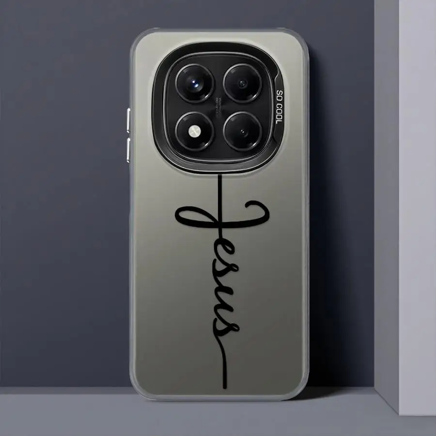 Funda trasera de teléfono con patrón de cruz para Xiaomi Redmi Note 10Lite 9s 11s 12s 10s 14 Pro Plus 13 12 11 - imagen 5