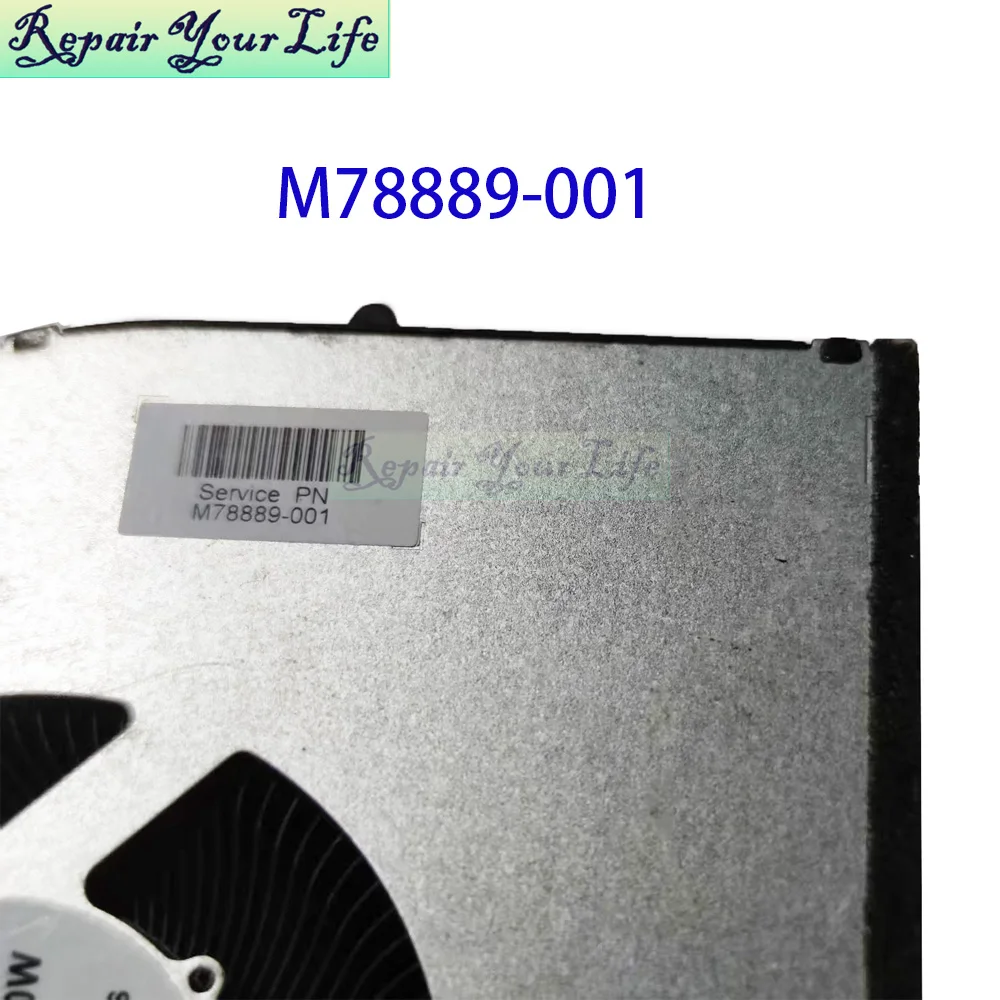 Enfriador de portátil CPU GPU ventilador de refrigeración para HP OMEN 17-CK CK1000 TPN-Q266 M78888 M78889-001 EG75091S1-C010-S9A C020-S9A DC12V 9,6 W - imagen 4