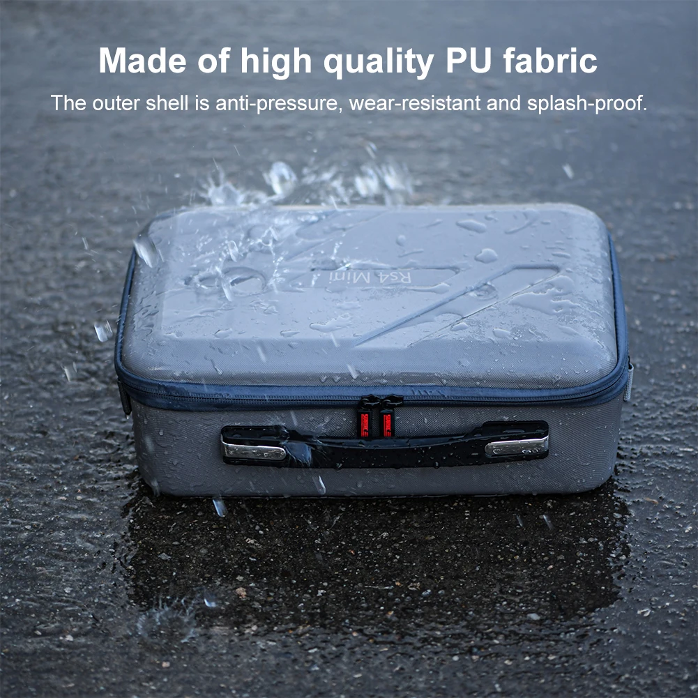 Para DJI RS4 Mini Estuche de transporte bolso de hombro de PU bolso de viaje protector antiarañazos para DJI Ronin 4 Mini estabilizador de mano - imagen 4