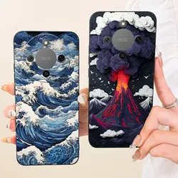 Honor X9D 5G Funda TPU Suave con Protección de Cámara – Volcán