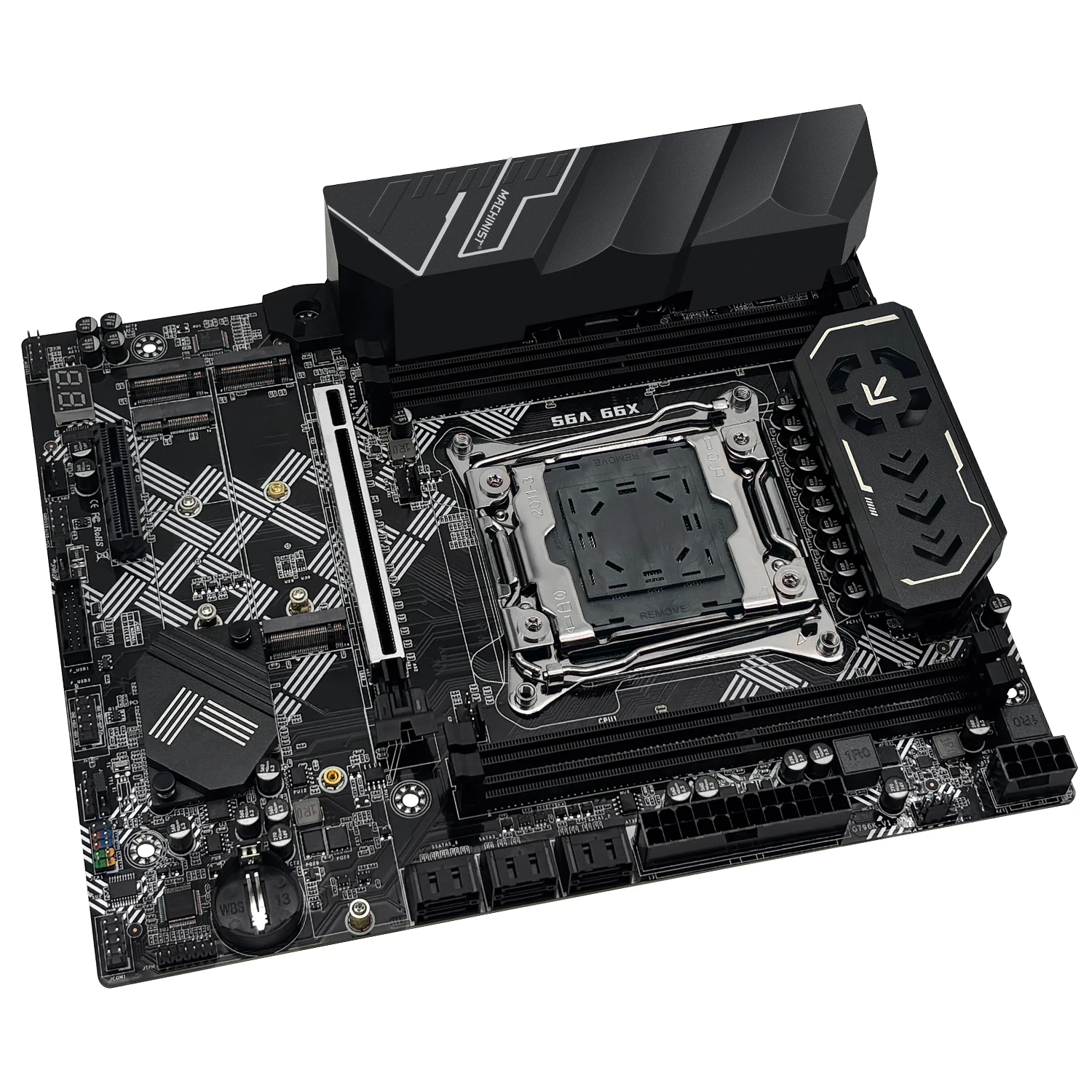 Placa base X99 V9S MACHINIST TPM2.0 LGA 2011-3 Kit Xeon 2650 V4 cpu cuatro canales DDR4 2X8GB RAM C612 chip 3 * NVME M.2 SATA3.0 - imagen 4