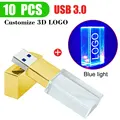 gold-blue led