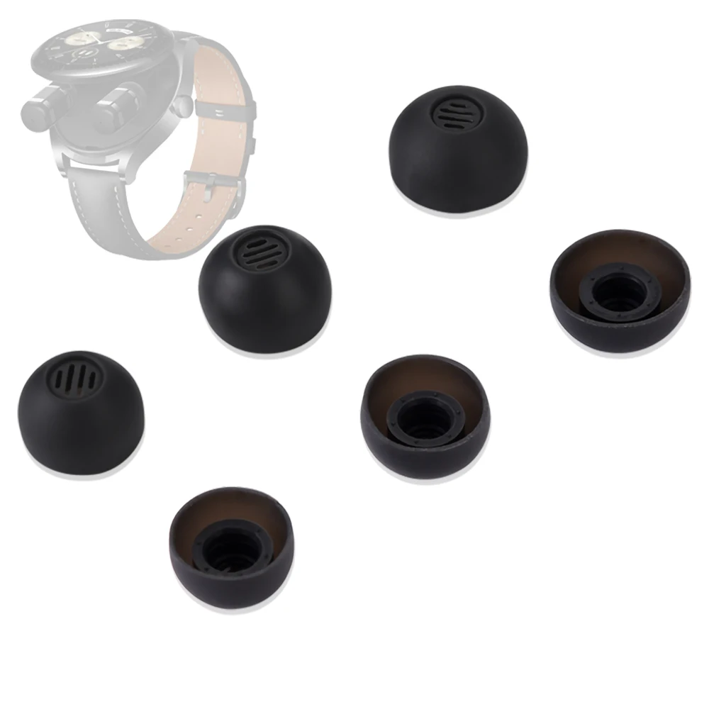 Puntas de silicona para auriculares HUAWEI Watch, 2 en 1, 6 unidades