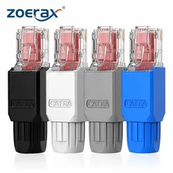 ZoeRax Conector RJ45 sin herramientas CAT6A CAT6 – Terminación Campo