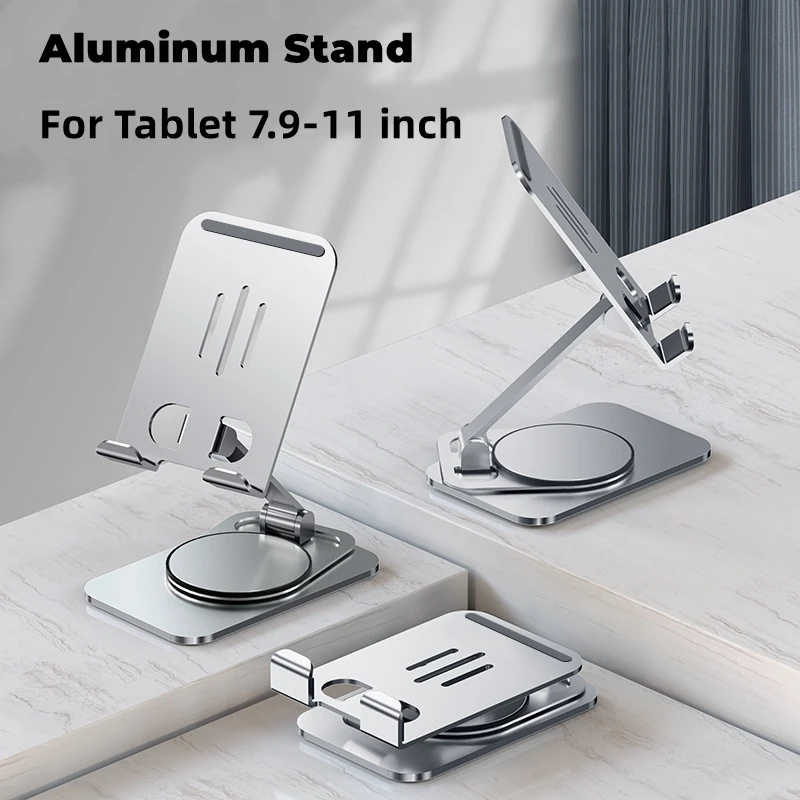 Soporte de aluminio para tableta iPad Pro 11 10th 10,2 7th 8th 9th Gen Xiaomi Pad Samsung Tab soporte plegable ultrafino para tableta