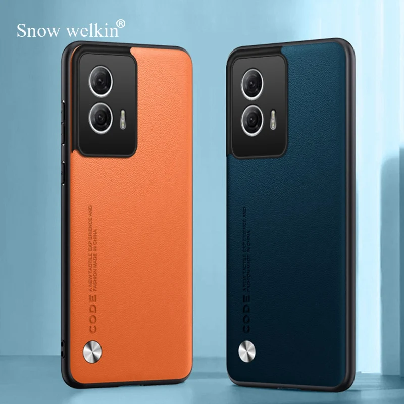 Funda de silicona de lujo de cuero PU a prueba de golpes para Motorola Moto G85 G75 G45 G55 G35 G15 Power G05 funda trasera para teléfono Coque - imagen 5
