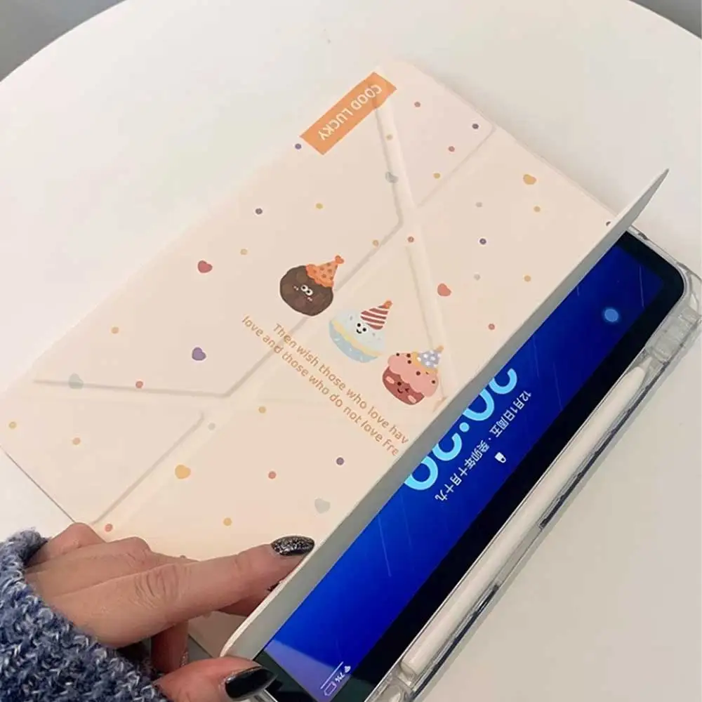 Funda tipo 3 + Y para iPad Air 11/13 M2 de 2025, funda para iPad de 10. a generación y 11 a A16, funda para iPad Pro11 13 Air4 5 Mini 6 7 con portalápices - imagen 5