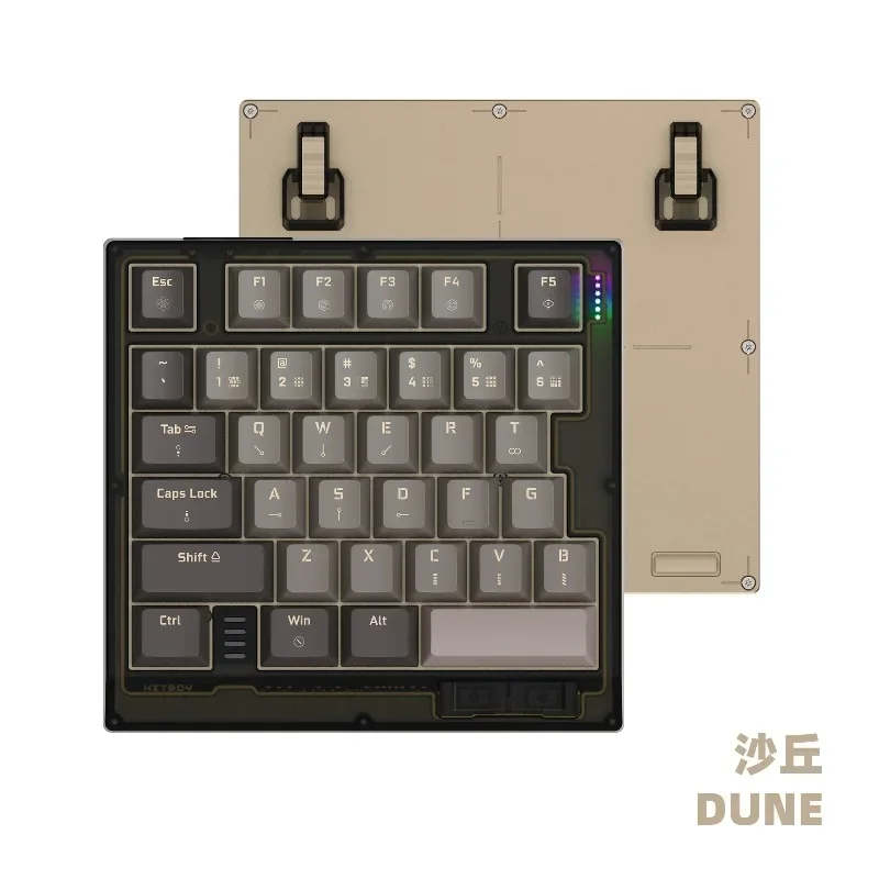 Teamwalf Hitboy Hk35 teclado con interruptor magnético con cable de una sola mano Semi aluminio 8k reproductor Rgb teclado de jugador para Valorant FPS - imagen 4