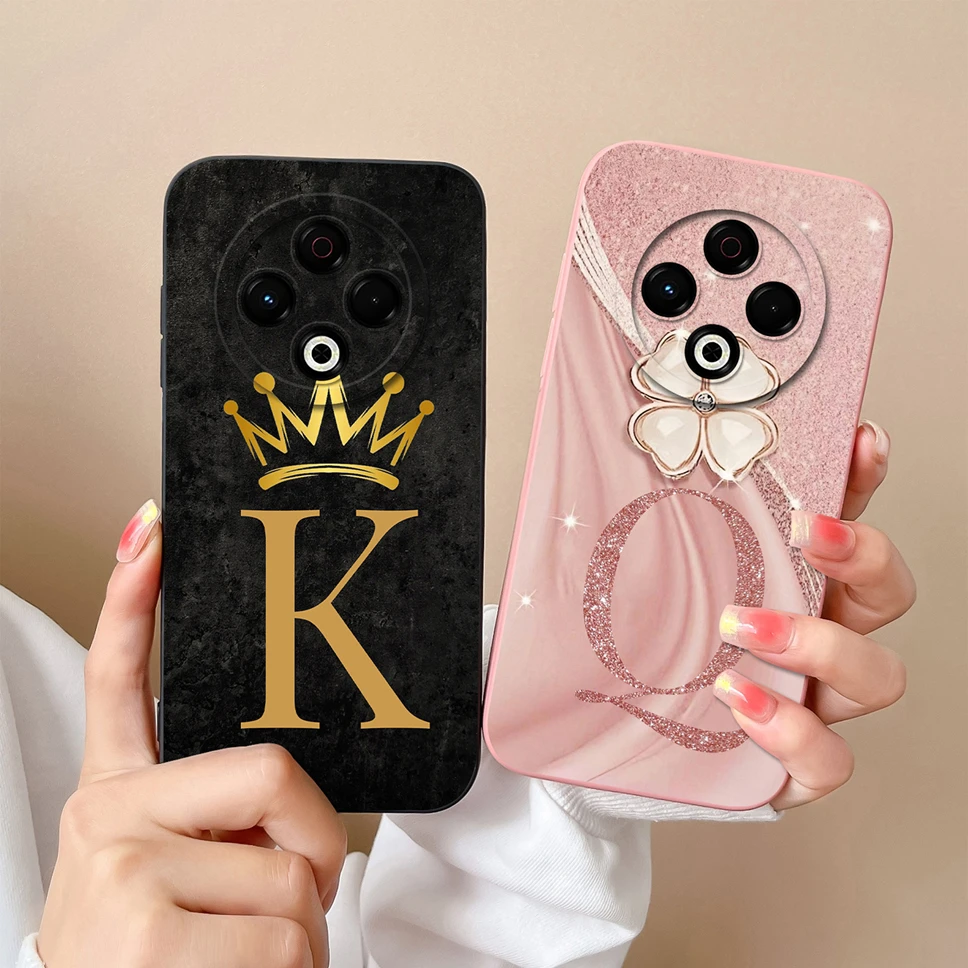 Para Tecno Spark 30 Pro 30C 4G 5G pareja funda de teléfono Luruxy A a Z letras suave silicona anticaída Shell para Tecno Spark30 parachoques