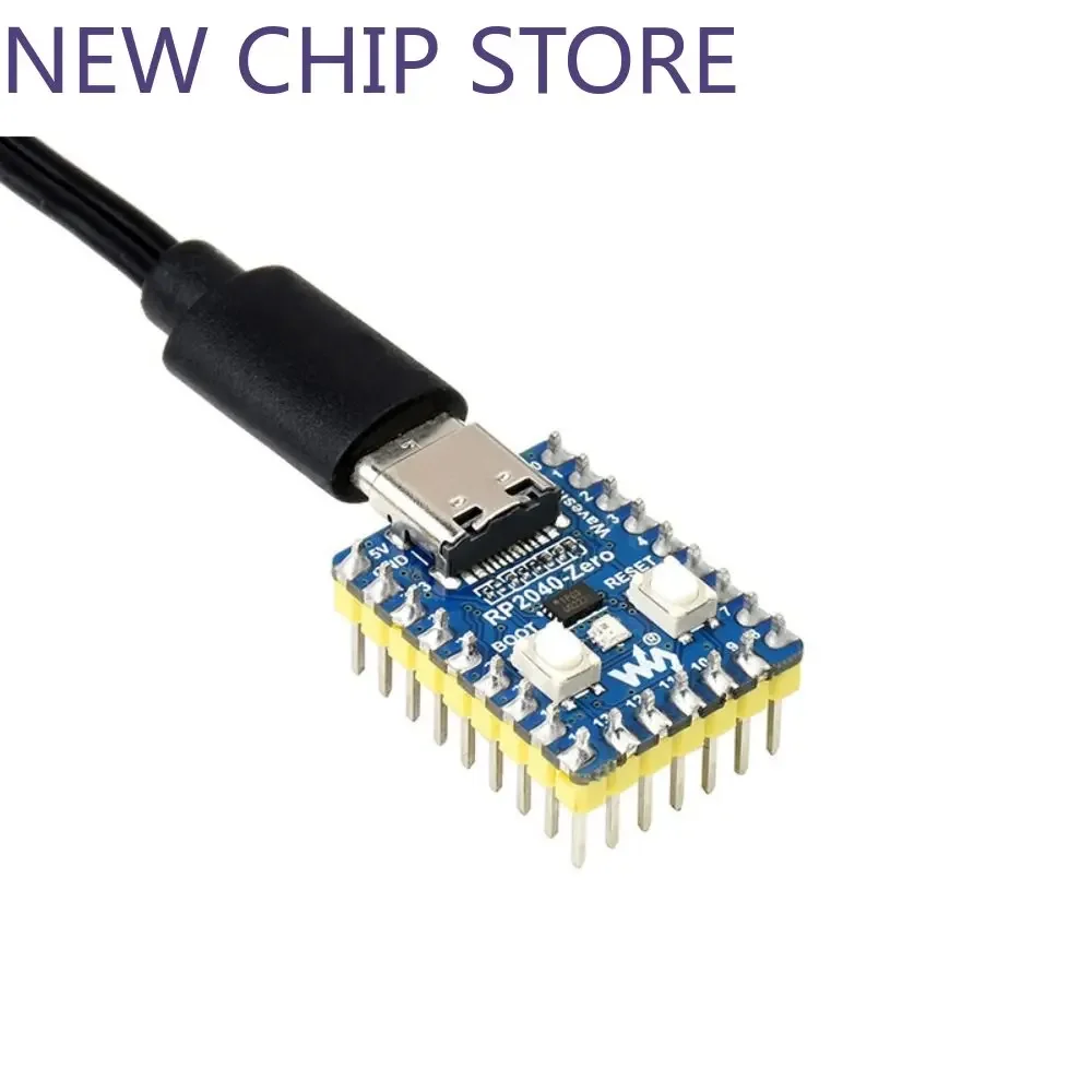 50 unids/lote RP2040 Zero para Raspberry Pi RP2040-Zero microcontrolador PICO Placa de desarrollo procesador de doble núcleo Original al por mayor - imagen 3
