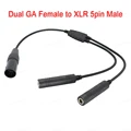GA female-XLR male