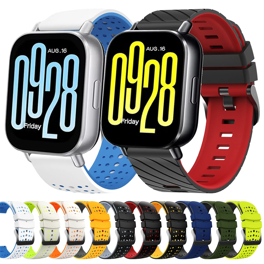 Correa suave de silicona de 22mm para Redmi Watch 5, accesorios de pulsera Active/Lite para Xiaomi Watch S1 2 3 S4, pulsera deportiva Universal