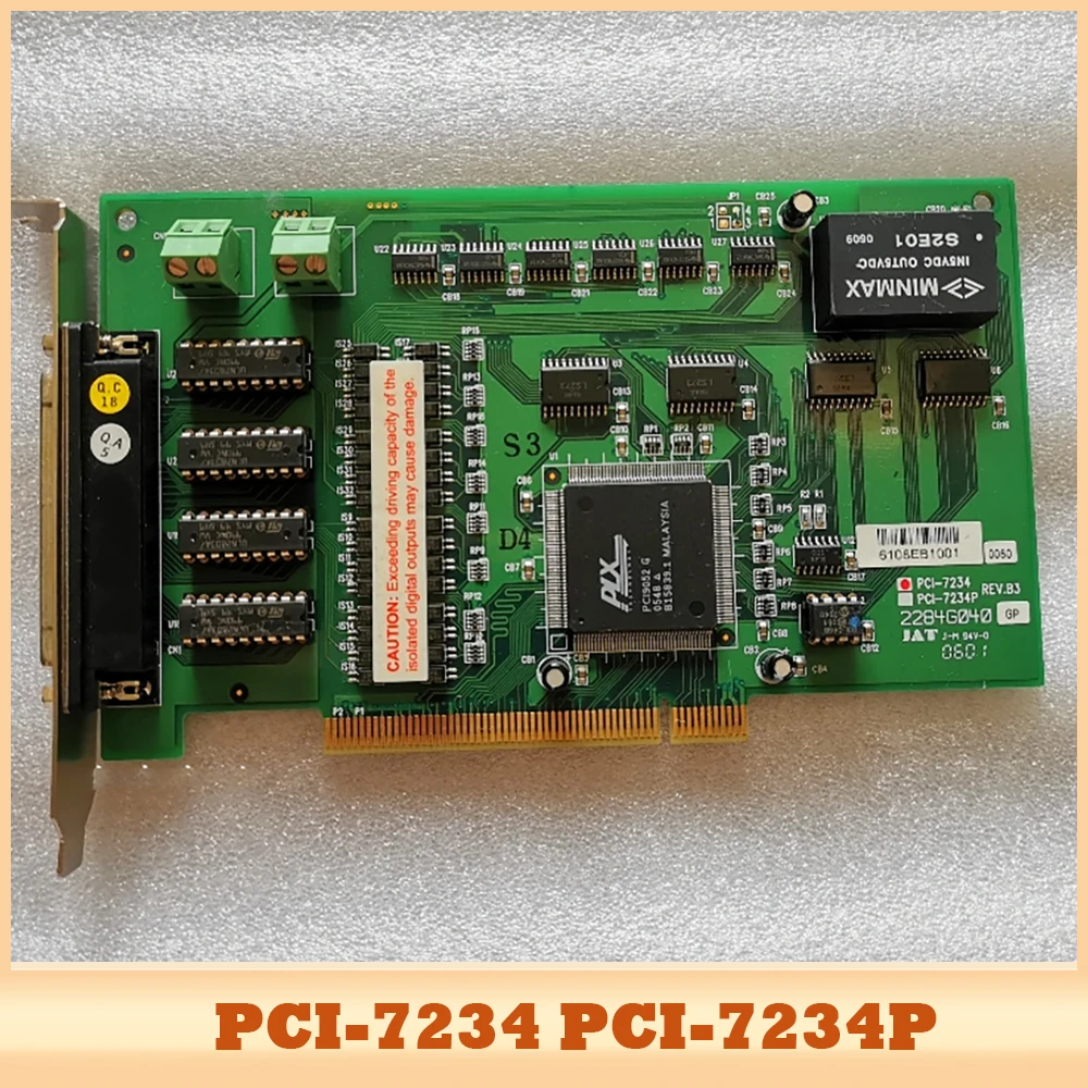Tarjeta de control de aislamiento óptico PCI-7234 PCI-7234P REV.B3