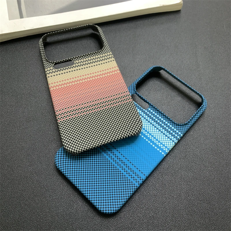 Para Xiaomi Mi 17 Pro Max funda dura de PC fibra de carbono de grano funda protectora trasera delgada para Xiaomi Mi 17 15 14 Pro Mi15 Ultra Shell - imagen 4