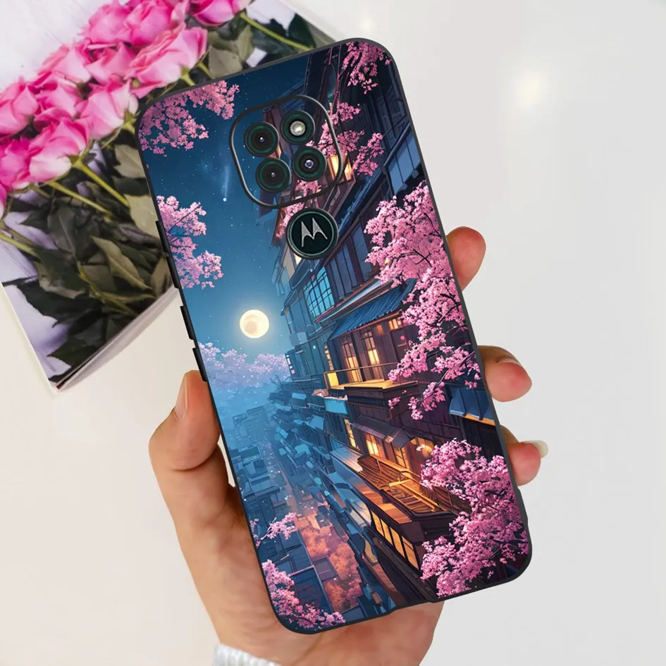 Para Motorola Moto G9 Plus funda XT2087-1 Popular flor Fundas de silicona suave para Motorola Moto G9 Play XT2083 funda MotoG9 parachoques - imagen 5