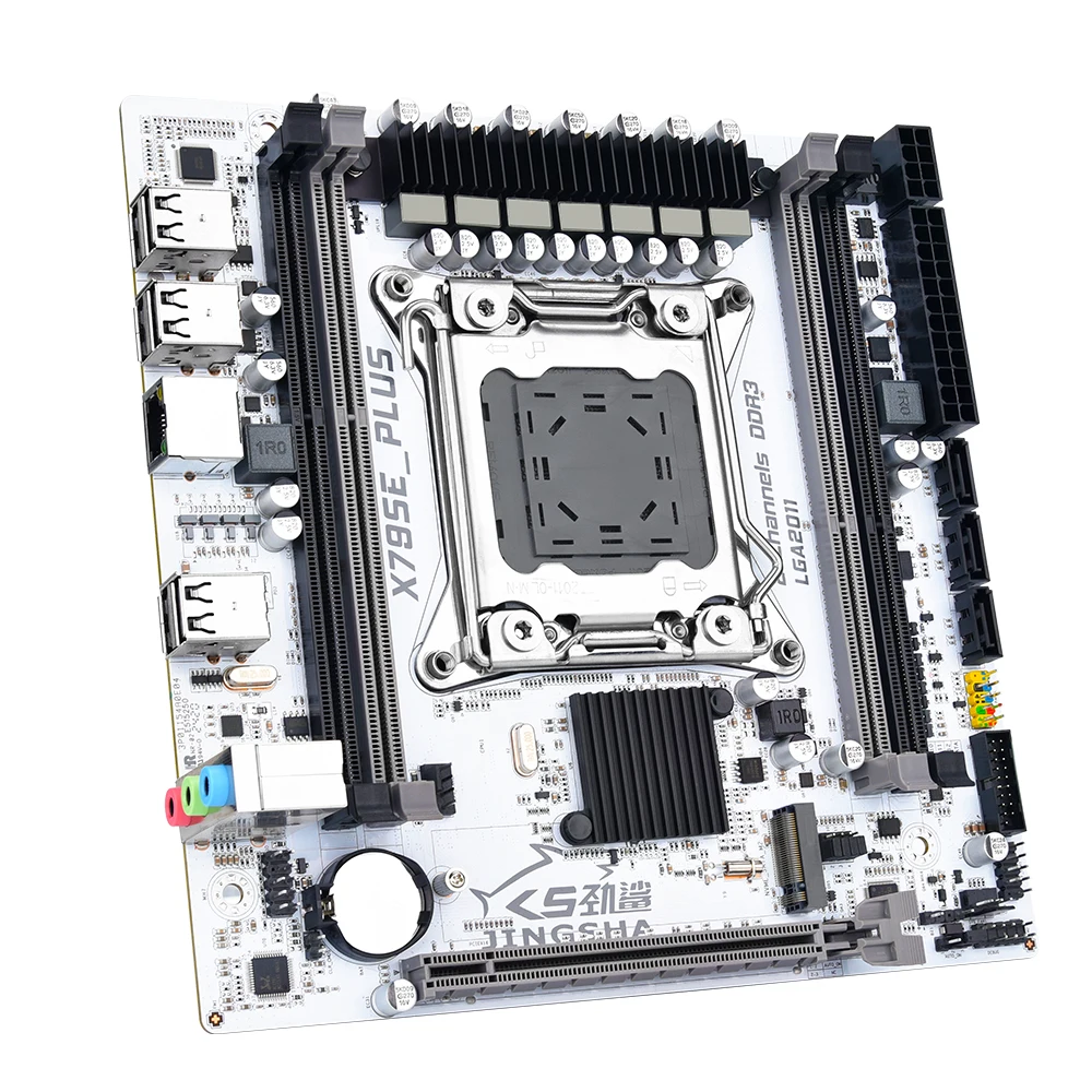 Juego de placa base X79 LGA 2011 E5 2670 V2 cpu 4x8GB = 32GB 1600MHz REG RAM Kit NGFF NVME M.2 ranura X79 PLUS conjunto de montaje xeon kit - imagen 3