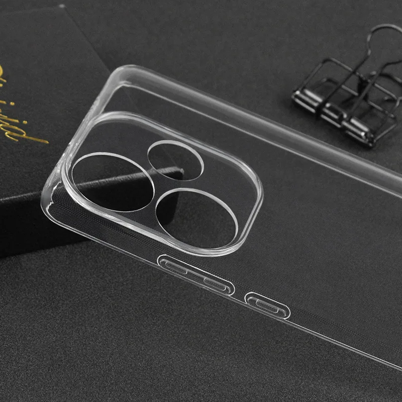 Funda trasera para teléfono Xiaomi POCO F6 F6Pro Pro, ultrafina, transparente, suave, TPU, protección de cámara - imagen 3