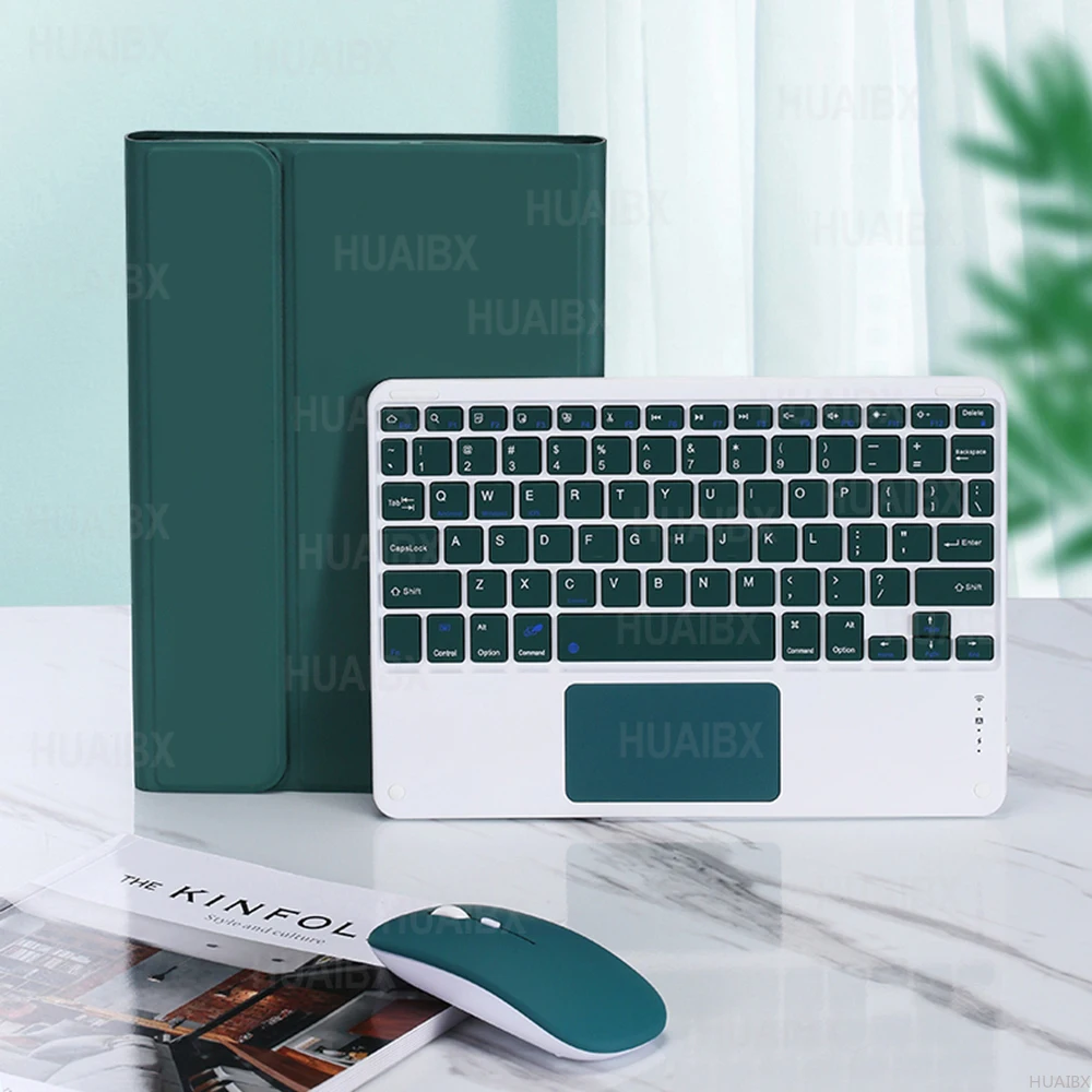 Funda con teclado desmontable para Samsung Galaxy Tab S9 FE, cubierta de 10,9 pulgadas para Samsung Tab S9 FE SM-X510/X516B - imagen 3