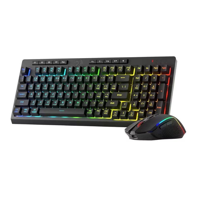 Redragon S142 – Teclado y Ratón Gaming Inalámbrico RGB