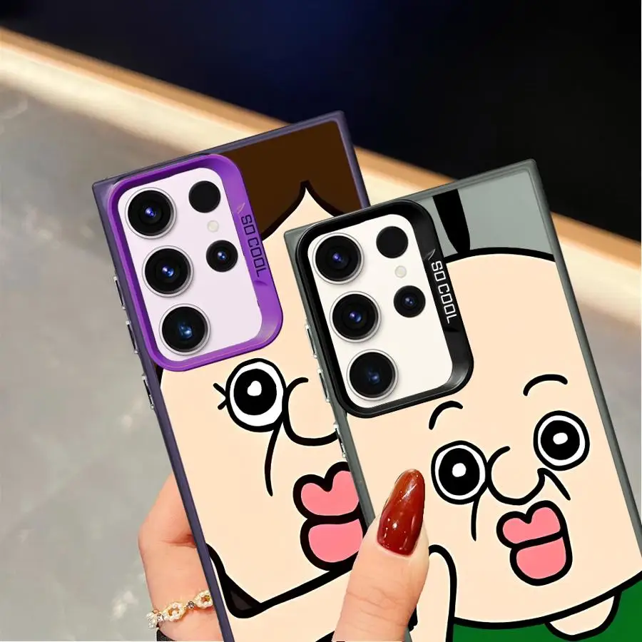 Funda bonita de pareja Bangbang Yuzhi para Samsung Galaxy S25 S21 Note 20 Ultra S23 S20 Plus S24 FE S22 S23 - imagen 3