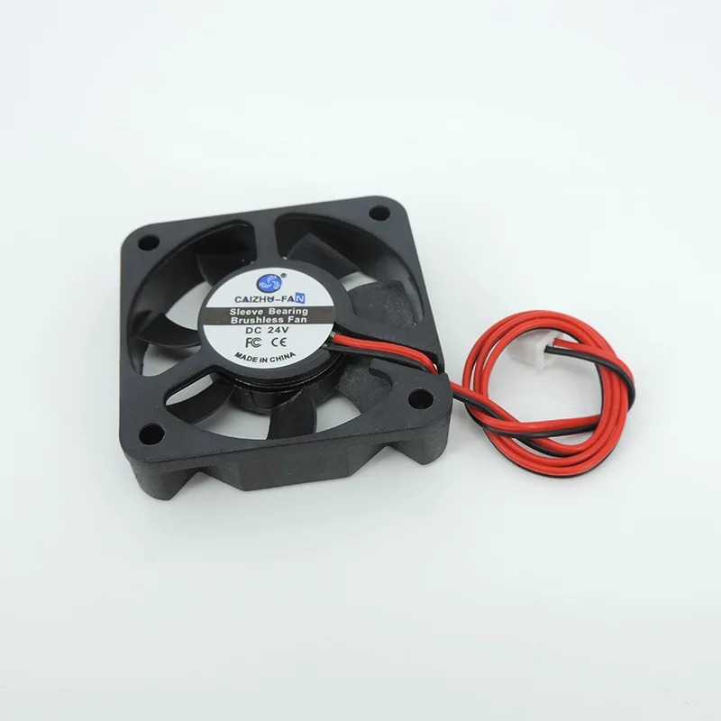 DC 5010 5V/12V/24V ordenador CPU Cooler Mini ventilador de refrigeración 50MM pequeño ventilador de escape para impresora 3D 2 pines 50x50x10mm H2 - imagen 5
