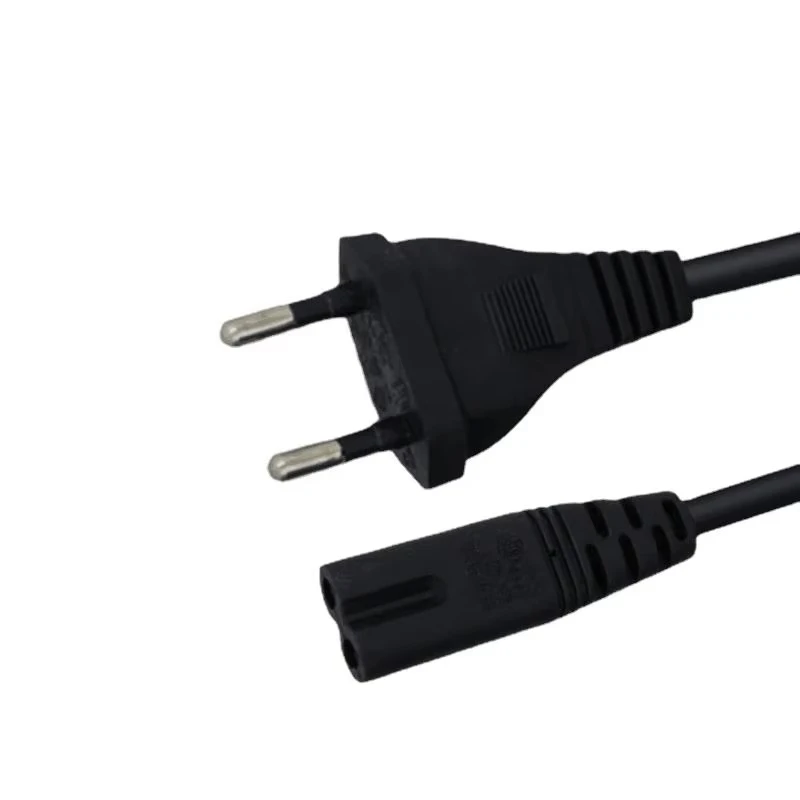 QMQF UE EE. UU. 1,5 M Cable de alimentación 2pin IEC320 C7 Cable de extensión para cargador de ordenador portátil Dell Canon Epson impresora Radio altavoz PS4 XBOX AC - imagen 3