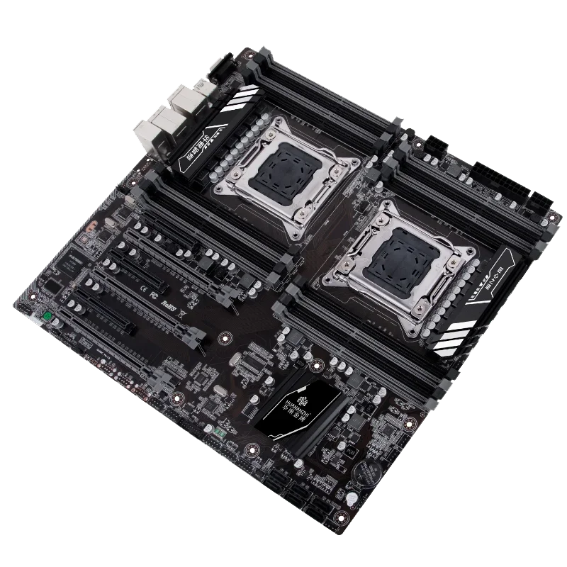HUANANZHI X79 16D juego de placa base LGA 2011 E5 V3/V4 CPU Dual con 8x32GB o 16X32GB REG ECC DDR3 SATA3 USB3.0 E-ATX con VGA - imagen 3