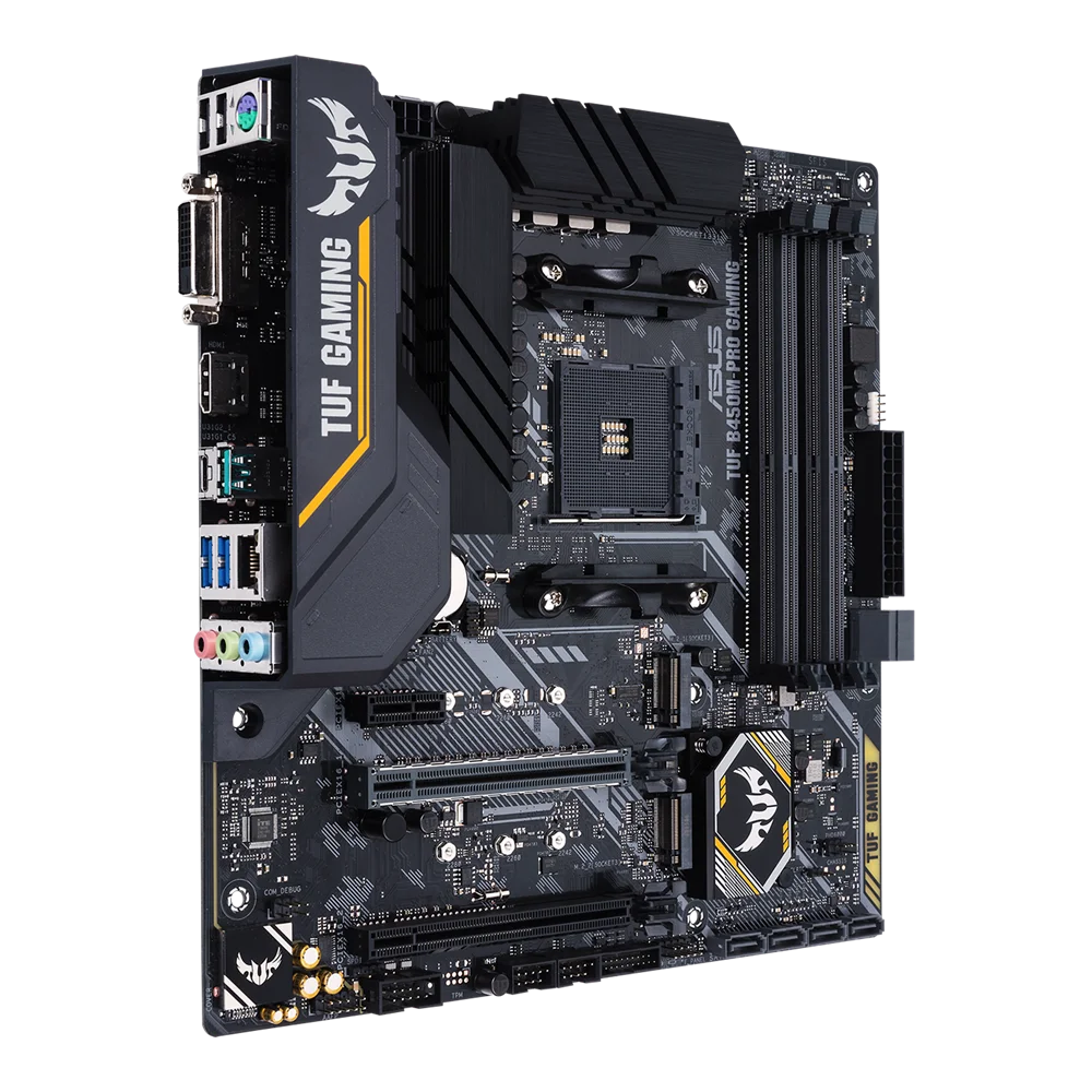 Placa base para juegos ASUS TUF B450M-PRO B450 placa mãe AM4 CPU compatible con Ryzen 5 5500 5 5600X 7 5700G 9 3900X ram DDR4 M.2 Micro ATX - imagen 4