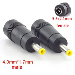 Adaptador de alimentación DC 5,5 x 2,1 mm a 4,0 x 1,7 mm para portátil